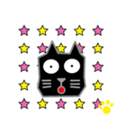 カク猫のスタンプ3 （黒猫）（個別スタンプ：8）
