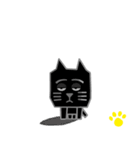 カク猫のスタンプ3 （黒猫）（個別スタンプ：28）
