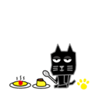 カク猫のスタンプ3 （黒猫）（個別スタンプ：36）