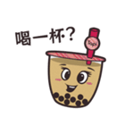 タピオカ LOVE♥中国語（繁体字版）（個別スタンプ：1）