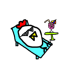 トリです。。。（個別スタンプ：22）
