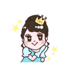 かわいい三姉妹とトイプードル（個別スタンプ：12）