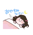 かわいい三姉妹とトイプードル（個別スタンプ：13）