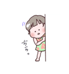 かわいい三姉妹とトイプードル（個別スタンプ：30）