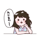 かわいい三姉妹とトイプードル（個別スタンプ：39）