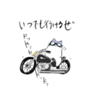 NEKO means cat in Japanese for bikers（個別スタンプ：14）