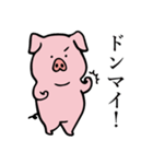 おとなしいブタ（個別スタンプ：8）