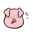 おとなしいブタ（個別スタンプ：28）