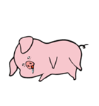 おとなしいブタ（個別スタンプ：35）