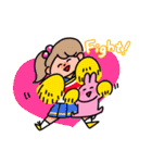 うさぎとおともだちスタンプ2（個別スタンプ：4）