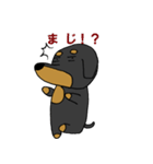 ダルそうなダックス（個別スタンプ：8）