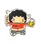 もじゃスタンプ 4（個別スタンプ：34）