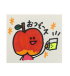 りんごまる（個別スタンプ：6）