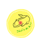 のんびり日常会話きいろいどうぶつ（個別スタンプ：3）