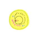 のんびり日常会話きいろいどうぶつ（個別スタンプ：4）
