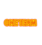 One Team ワンチーム（個別スタンプ：1）
