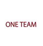One Team ワンチーム（個別スタンプ：5）