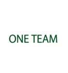 One Team ワンチーム（個別スタンプ：7）
