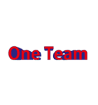 One Team ワンチーム（個別スタンプ：12）