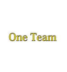 One Team ワンチーム（個別スタンプ：23）