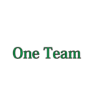 One Team ワンチーム（個別スタンプ：24）