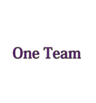 One Team ワンチーム（個別スタンプ：28）