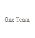 One Team ワンチーム（個別スタンプ：31）