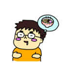 ふわめがね君（個別スタンプ：40）