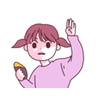 サツマイモ少女（個別スタンプ：24）