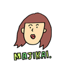 シュールなおともだち（個別スタンプ：9）