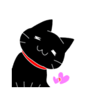 くろねこミンク（個別スタンプ：7）