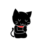 くろねこミンク（個別スタンプ：12）