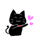くろねこミンク（個別スタンプ：19）