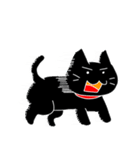 くろねこミンク（個別スタンプ：25）