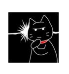 くろねこミンク（個別スタンプ：34）