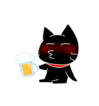 くろねこミンク（個別スタンプ：36）