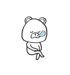 いつも眠い、眠いクマ。（個別スタンプ：1）