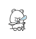 いつも眠い、眠いクマ。（個別スタンプ：3）