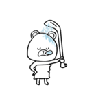 いつも眠い、眠いクマ。（個別スタンプ：4）