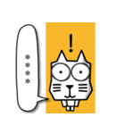 カク猫4.1【 カスタムスタンプ 】（個別スタンプ：5）