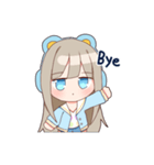 ゴロゴロ、クマヘッドセット！（個別スタンプ：2）