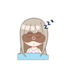 ゴロゴロ、クマヘッドセット！（個別スタンプ：15）