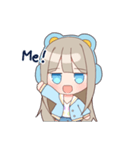 ゴロゴロ、クマヘッドセット！（個別スタンプ：27）