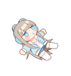ゴロゴロ、クマヘッドセット！（個別スタンプ：32）