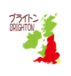 イギリス・アイルランドの地図（個別スタンプ：8）