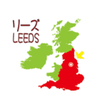イギリス・アイルランドの地図（個別スタンプ：13）