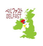 イギリス・アイルランドの地図（個別スタンプ：25）