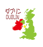 イギリス・アイルランドの地図（個別スタンプ：28）