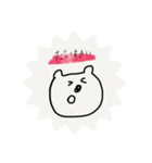 かたよりしろくま（個別スタンプ：6）