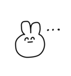割と適当なうさちゃん（個別スタンプ：1）